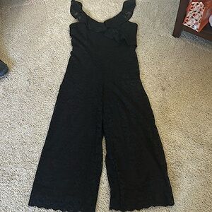 New With Tags Express Black Lace Romper